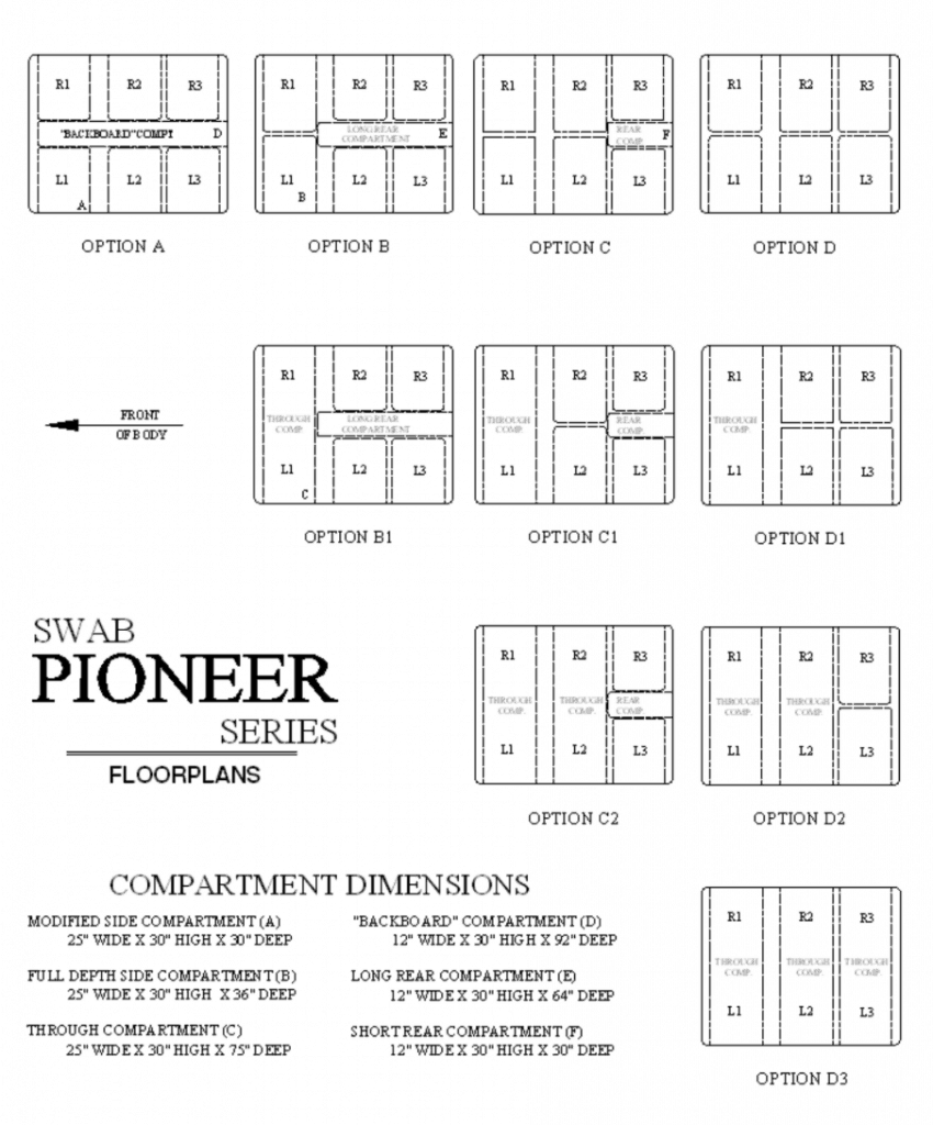pioneer series emergency response vehicle floor plans